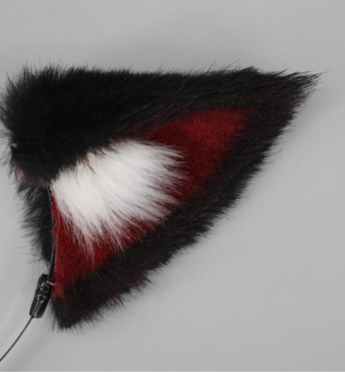 Arknights Texas Wolf Animal Ears Tail Cos Props