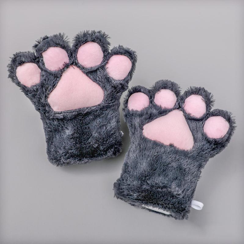 Japanese Style Cute Plush Cat Performance Paw Set Multicolors