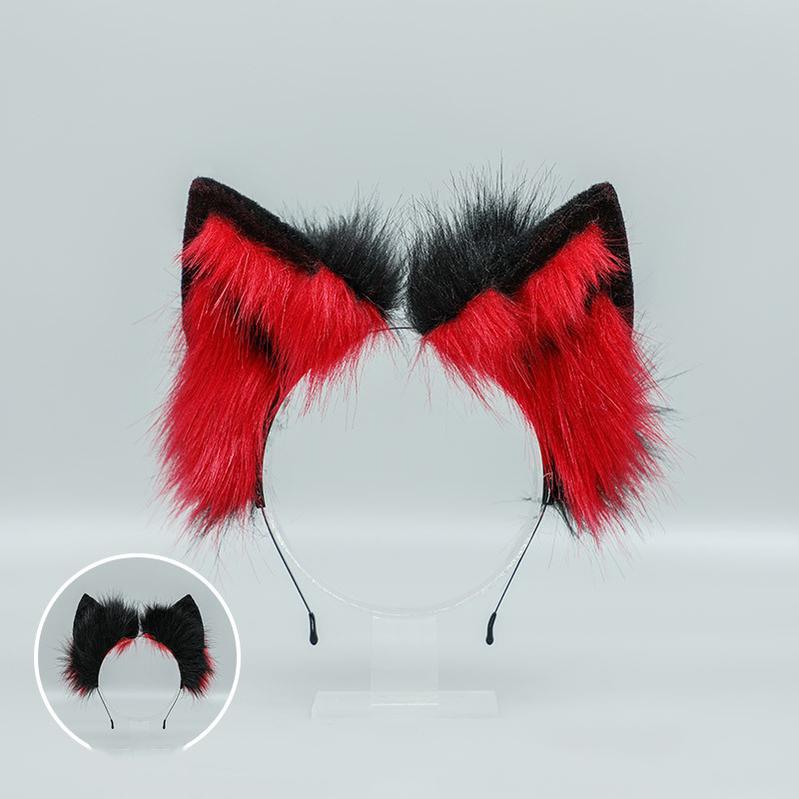 Simulated Animal Ear Headband Wolf Ears Kigurumi Accessory 20628:285334