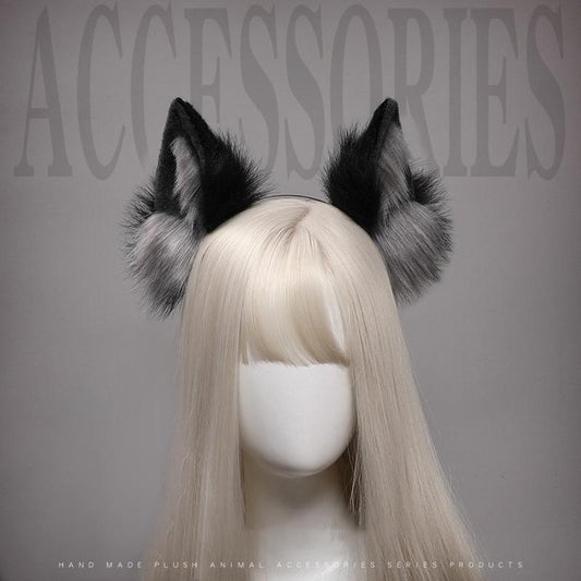 Simulated Animal Ear Headband Wolf Ears Kigurumi Accessory 20628:285342