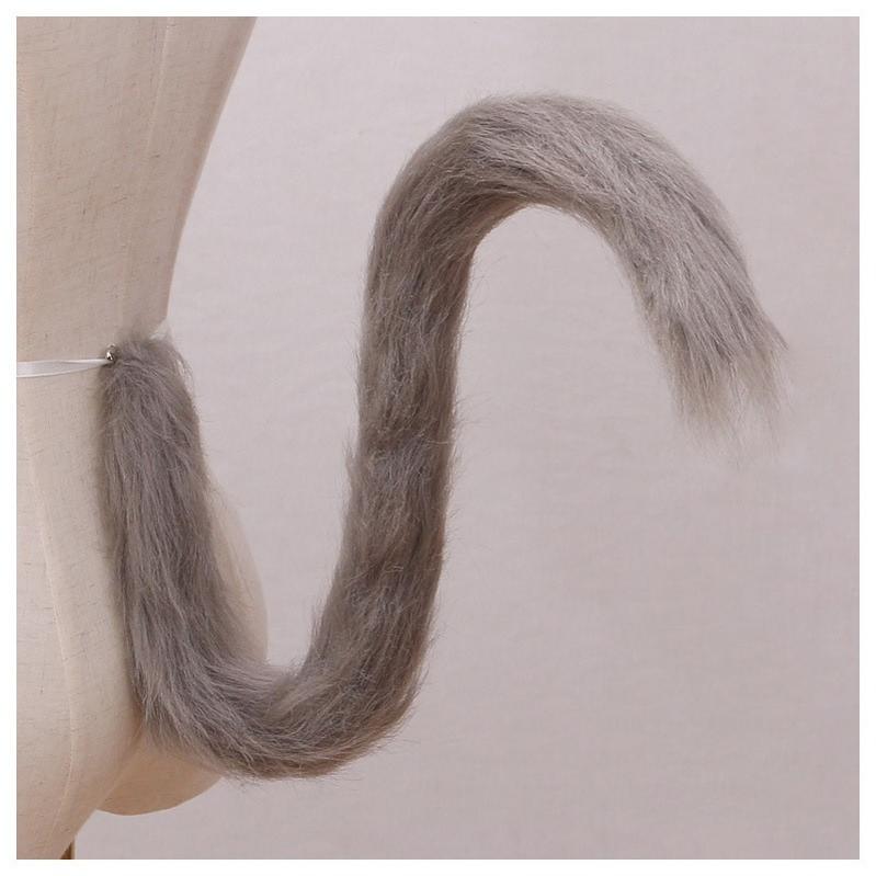 Handmade Kawaii Furry Cat Tail Animal Tail Cosplay Props