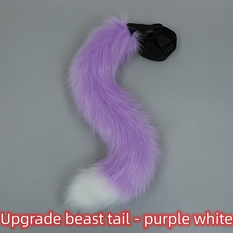 Handmade Lolita Simulation Upgrade Beasttail Plush Accessory