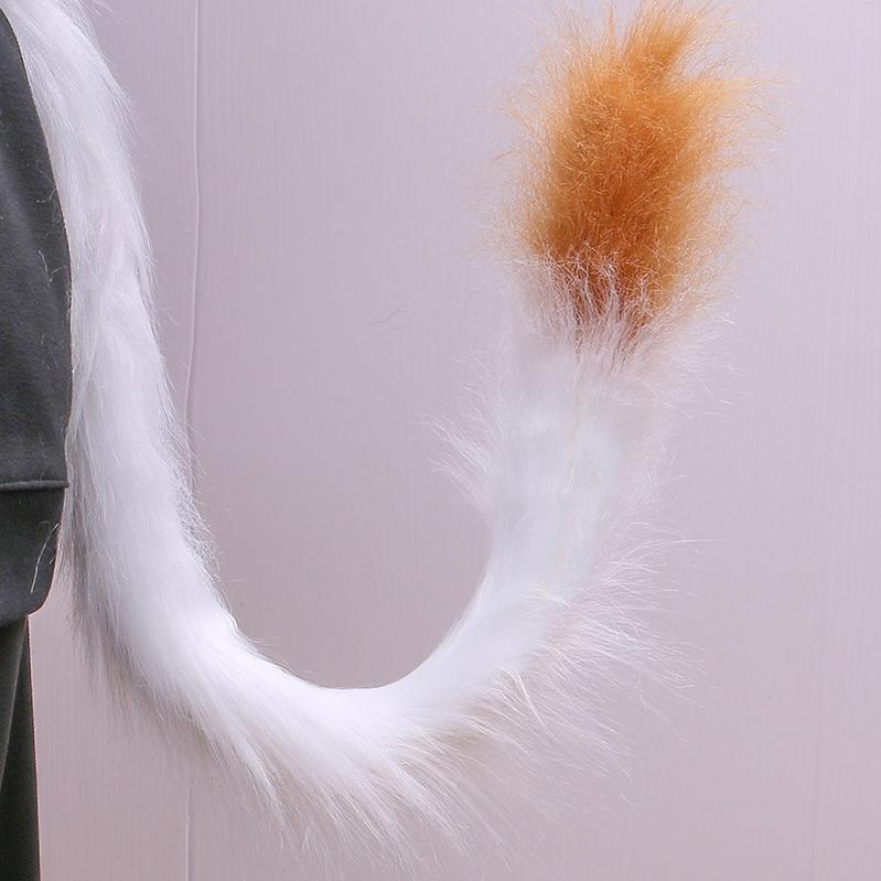 Handmade Kawaii Furry Cat Tail Animal Tail Cosplay Props