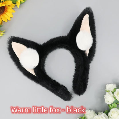 Kigurumi Accessories Lovely Plush Ball Fox Ear Hoop