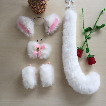 Five Piece Set Kawaii Fox Ear Fox Tail