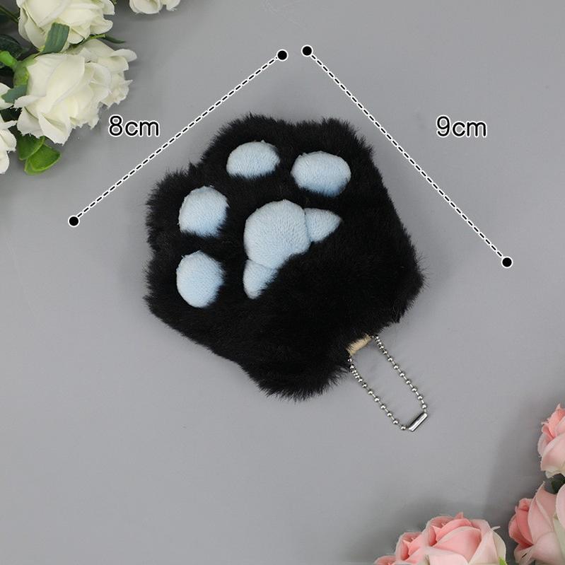 Handmade Cat Claws Keychain Pendant Toy Kawaii Accessories