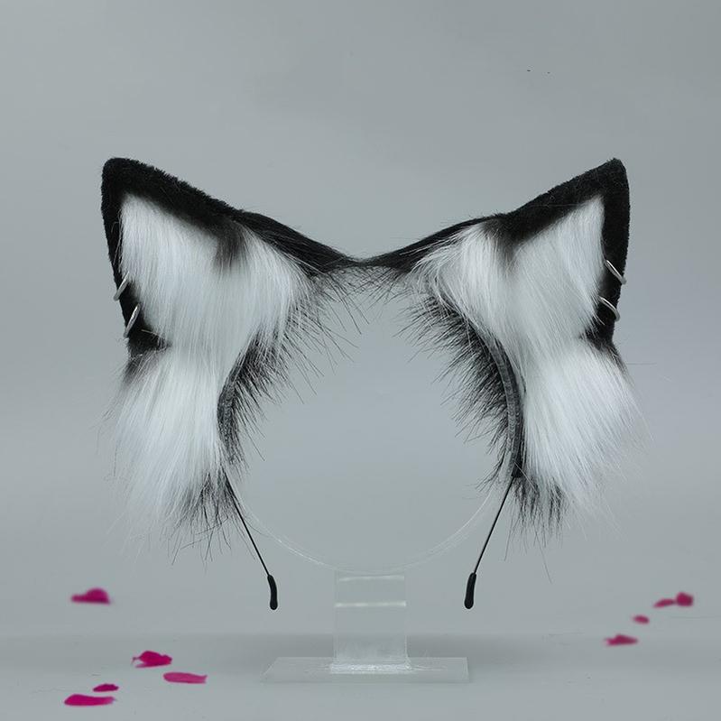 Realistic Furry Fox Ears Tail Sexy Cute Plush Accessory Set