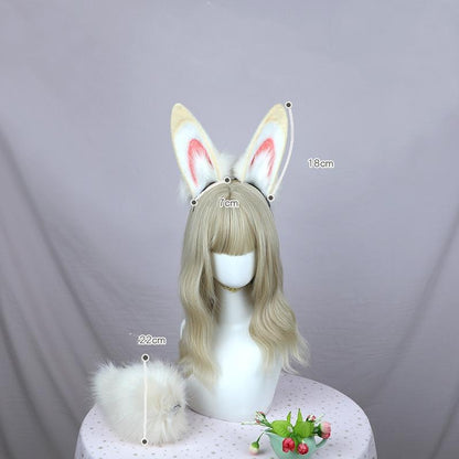 Realistic Rabbit Ears Hair Furry Cosplay Accessories 20592:284846