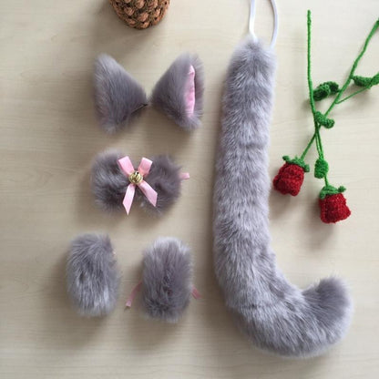 Five Piece Set Kawaii Fox Ear Fox Tail