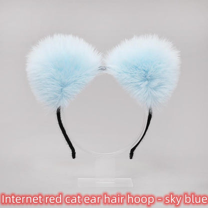 Cute Japanese Kawaii Plush Fox and Cat Ear JK Accessory