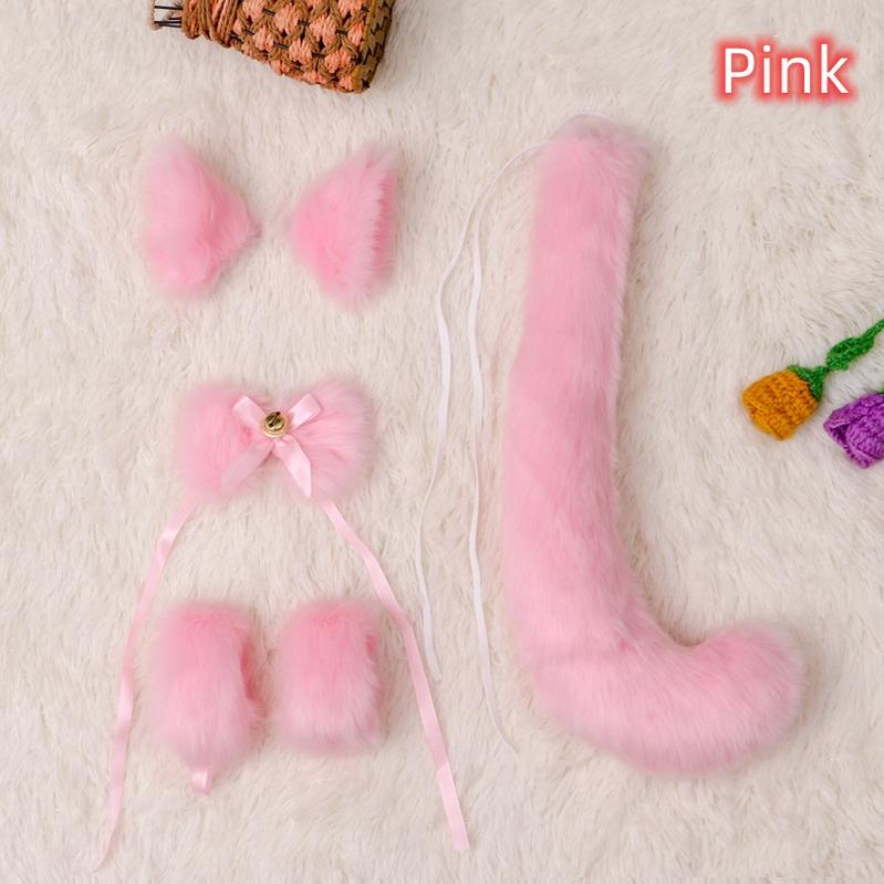 Five Piece Set Kawaii Fox Ear Fox Tail