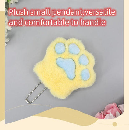 Imitation Lovely Plush Cat Claw Keychain Furry Accessory