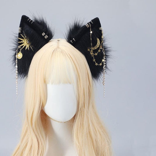 Wolf Ears Handmade Simulated Animal Ear Headband 20600:284934