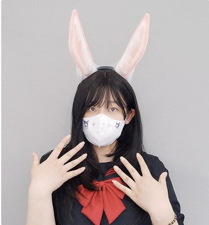 Movable and Rechargeable Electric Plush Rabbit Ear Hairband