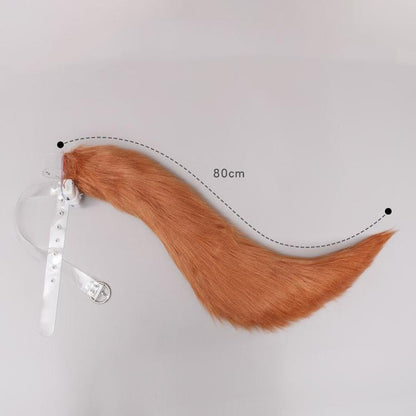 Handmade Furry Electric Fox Tail Cute Waist Accessory