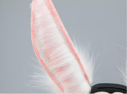 Movable and Rechargeable Electric Plush Rabbit Ear Hairband