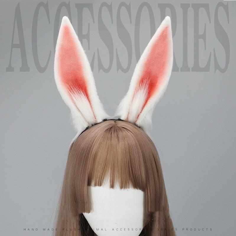 Realistic Animal Ears Bunny Headband Rabbit Ear Hairband KC Accessory