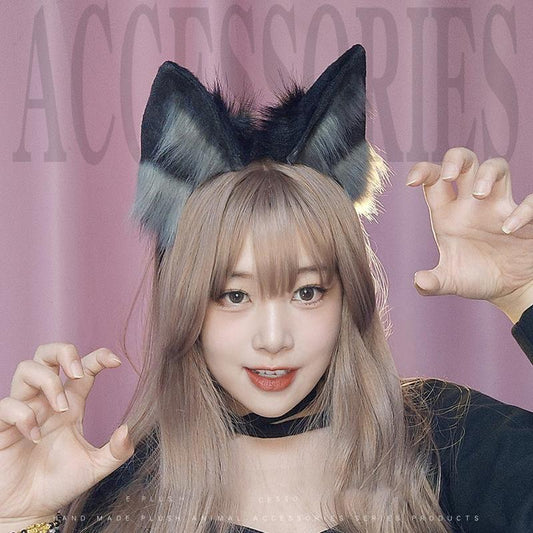 Cat Ears Hairband Electric Kigurumi Accessory 20616:285132