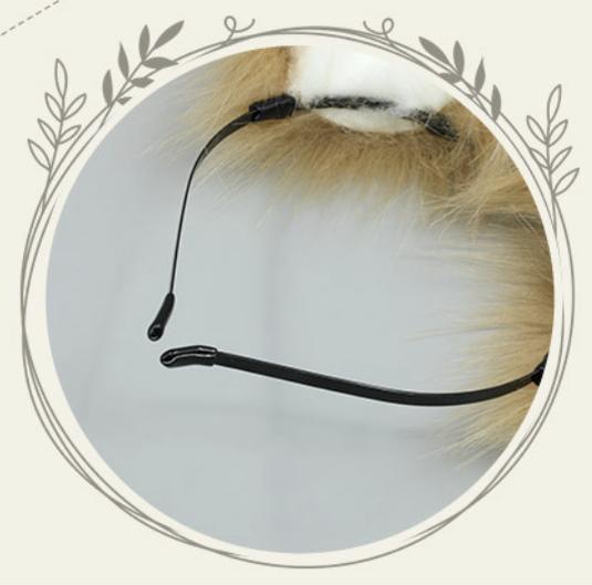 Handmade Furry Lolita Rabbit Ears Headband - Cute JK Style Accessory