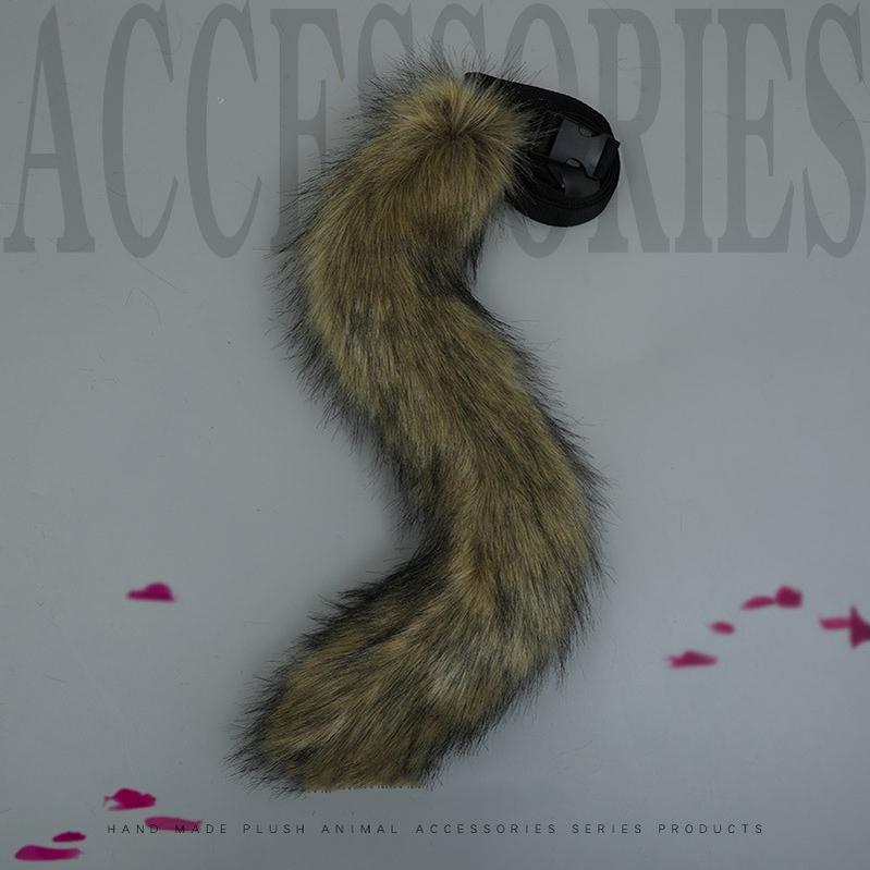 Handmade Lolita Simulation Upgrade Beasttail Plush Accessory