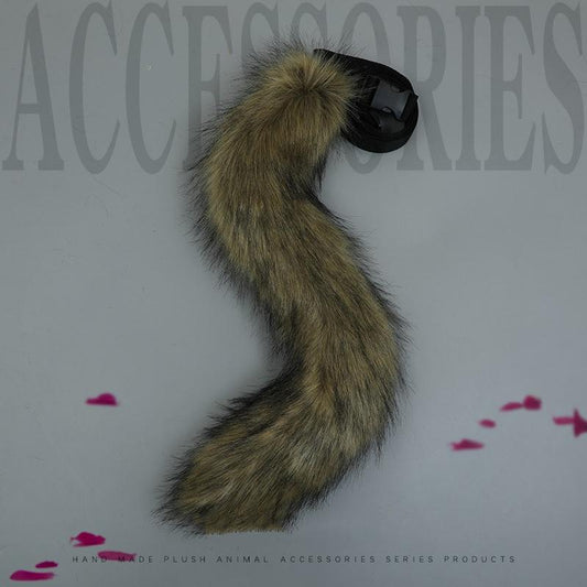 Handmade Lolita Simulation Upgrade Beasttail Plush Accessory